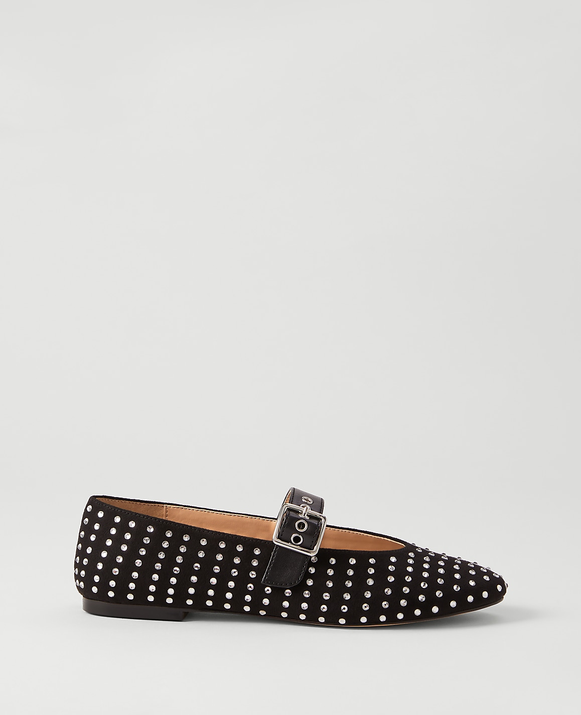 Buckle Jeweled Mary Jane Flat