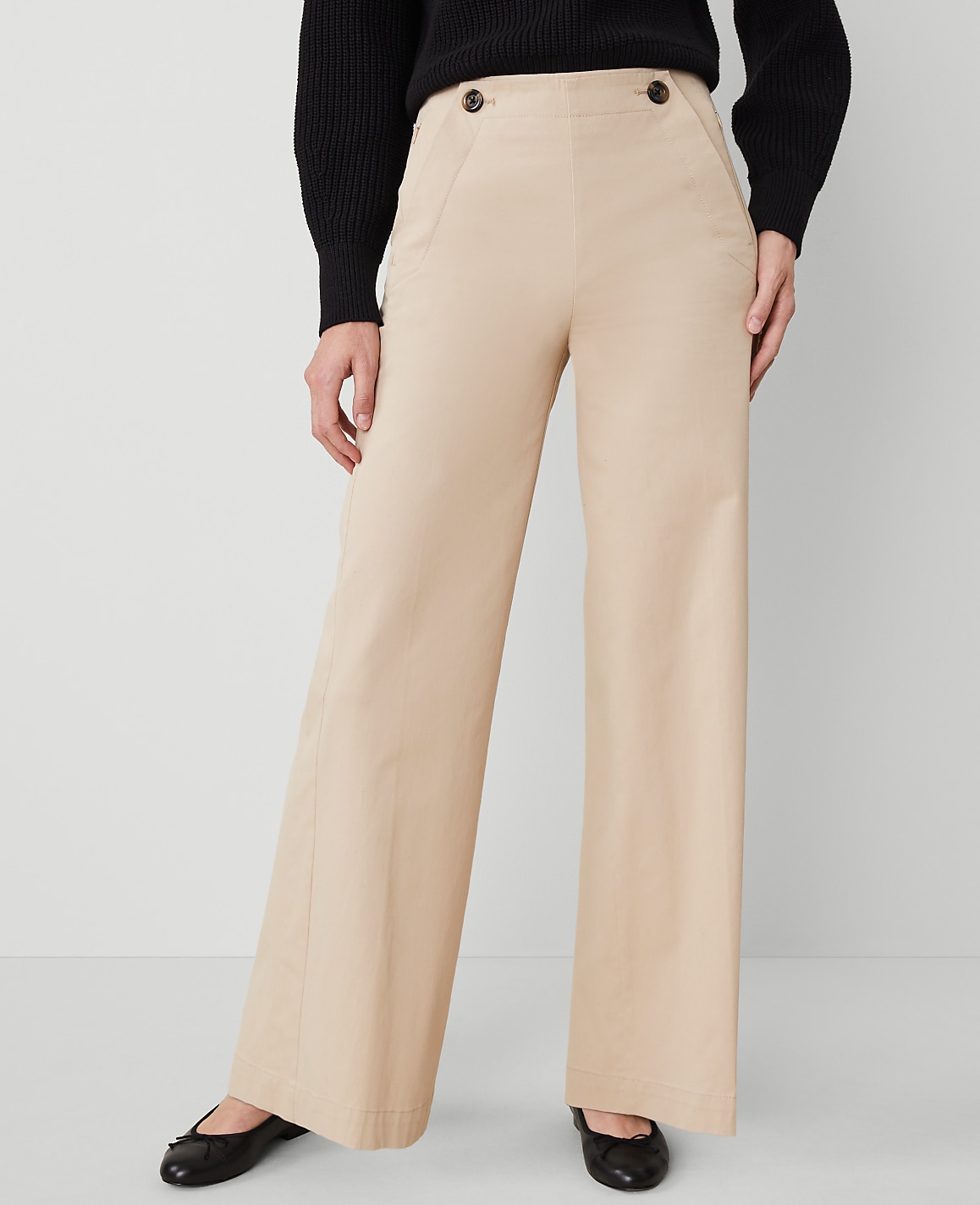 Weekend Collection Wide-Leg Sailor Pant