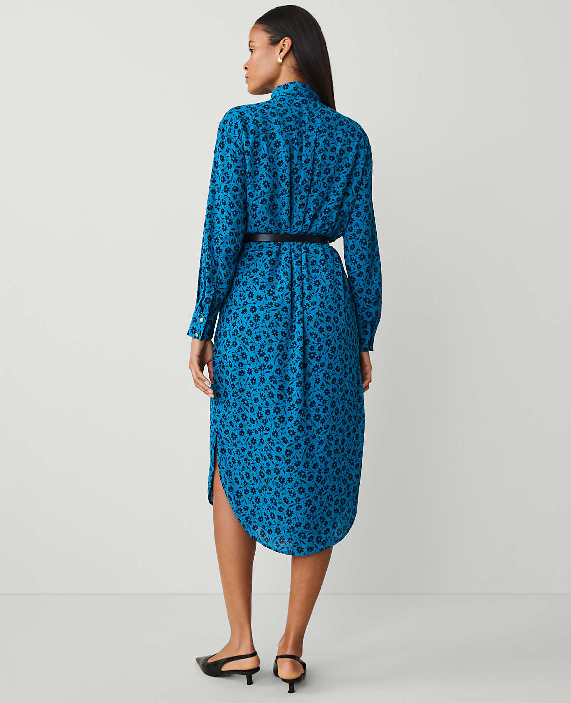 Floral Column Midi Dress