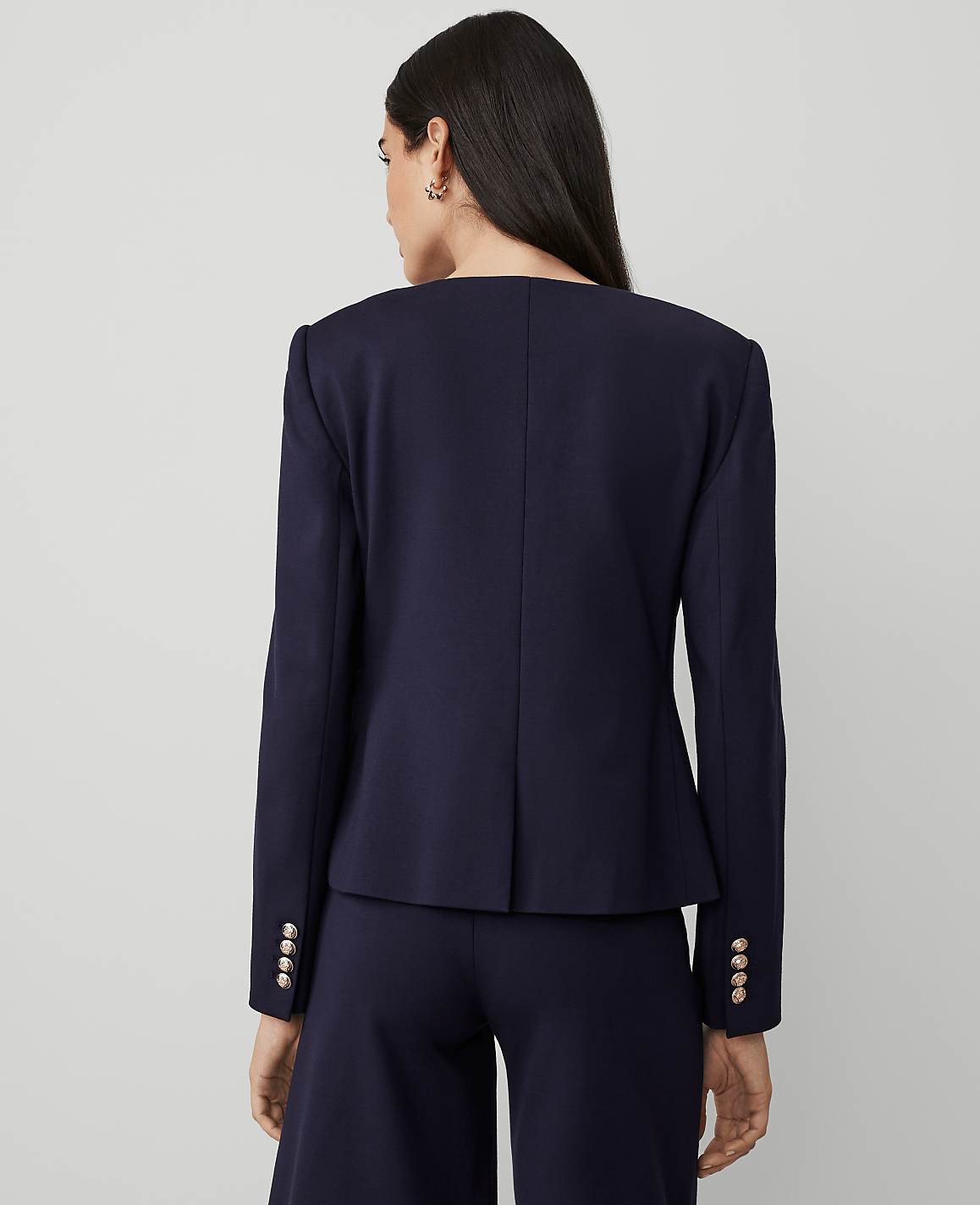 Petite Ponte Crew Neck Jacket