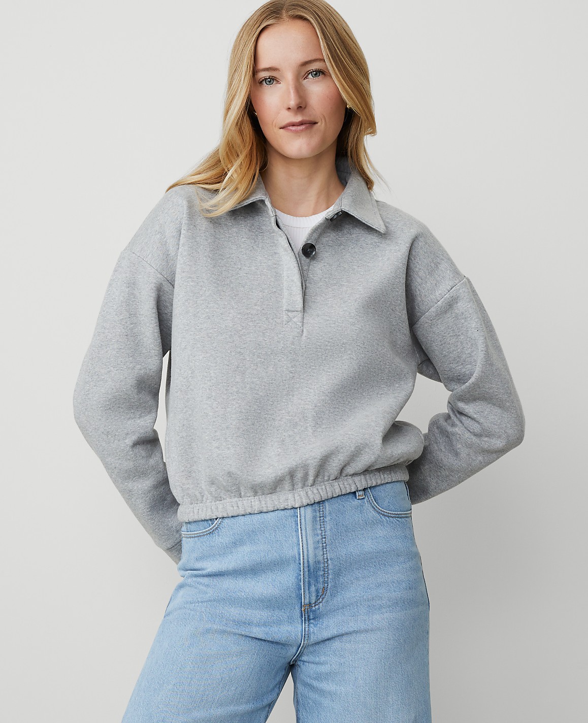 Weekend Collection Collared Sweatshirt