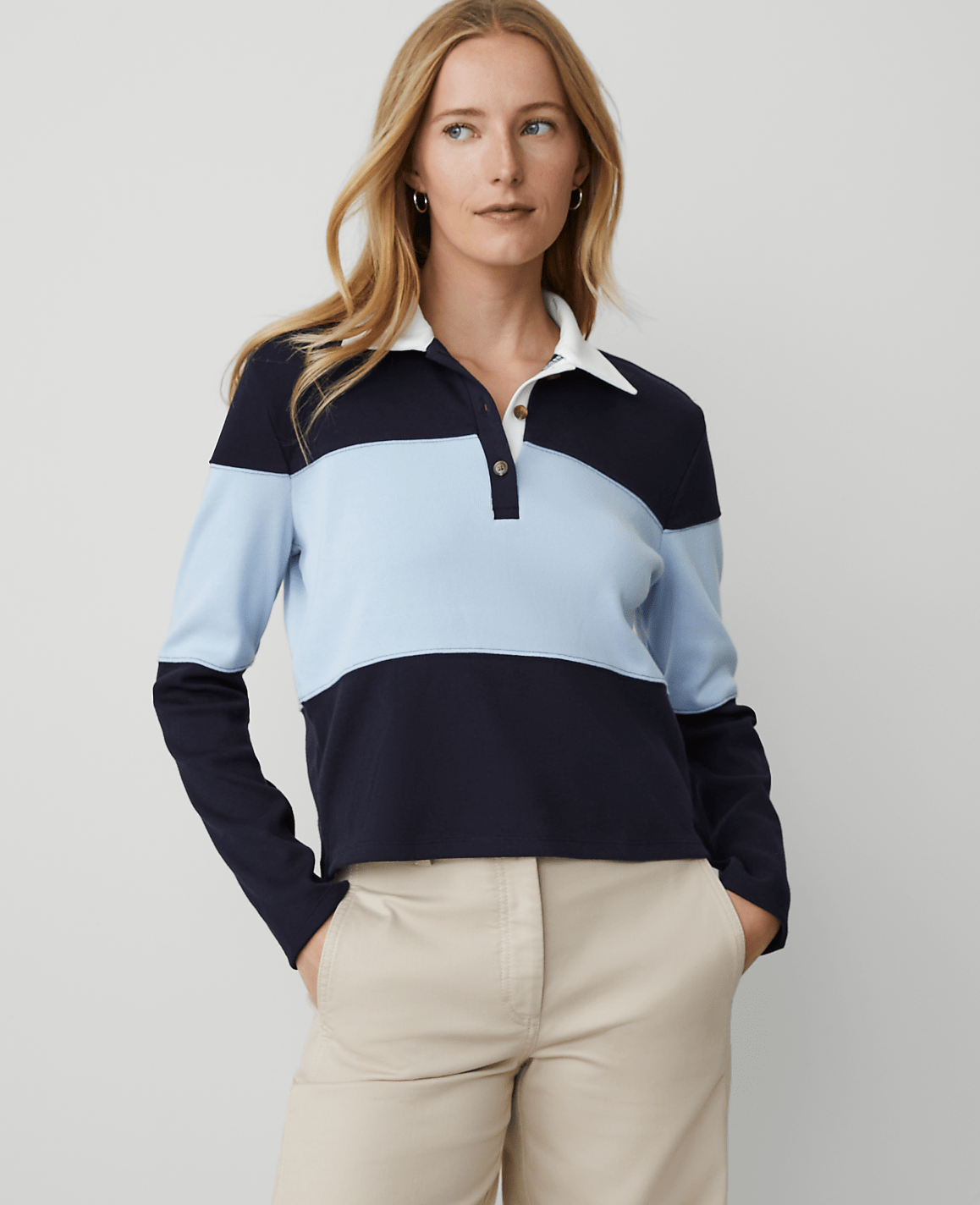 Weekend Collection Cropped Polo Shirt