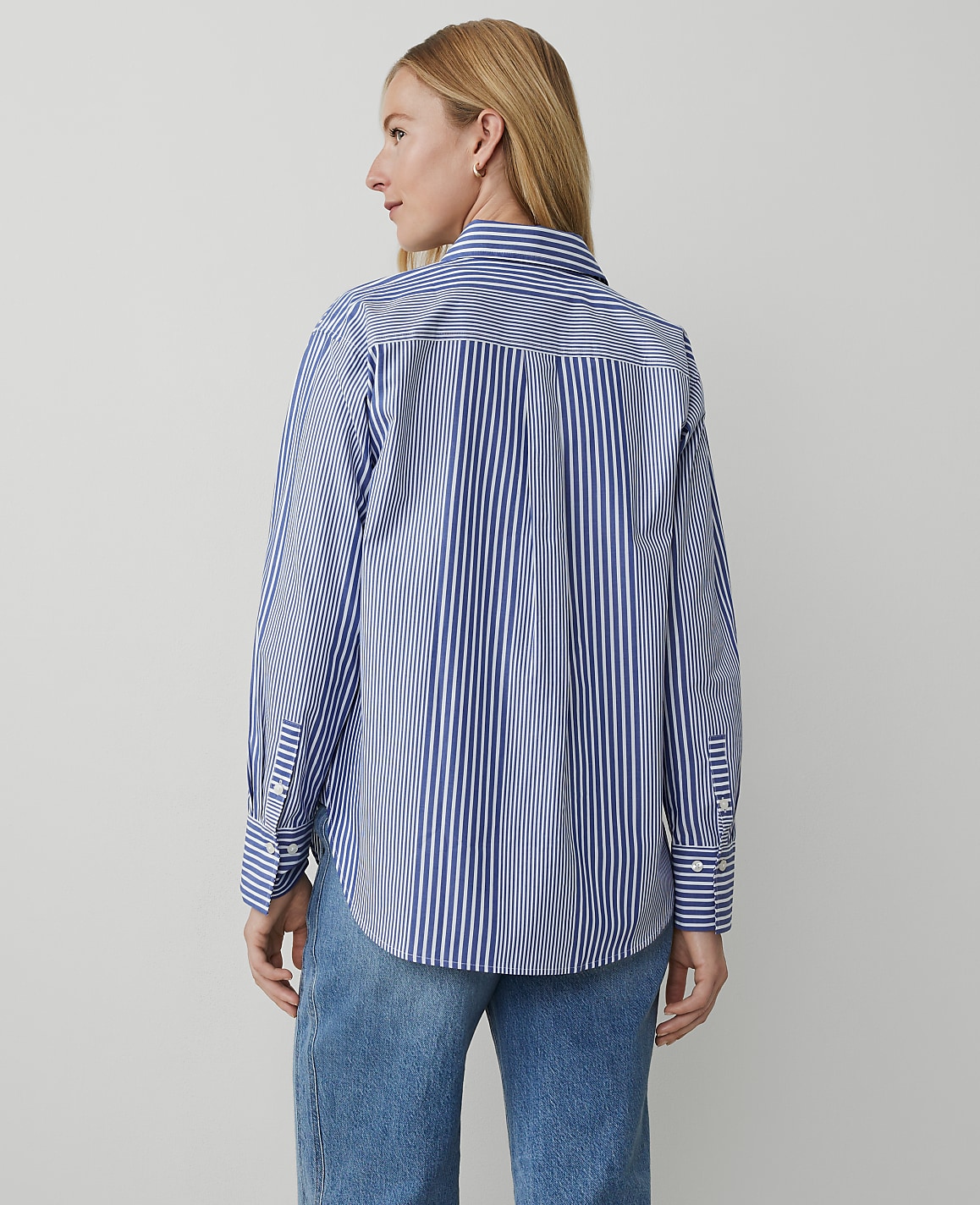 Weekend Collection Striped Oversized Shirt