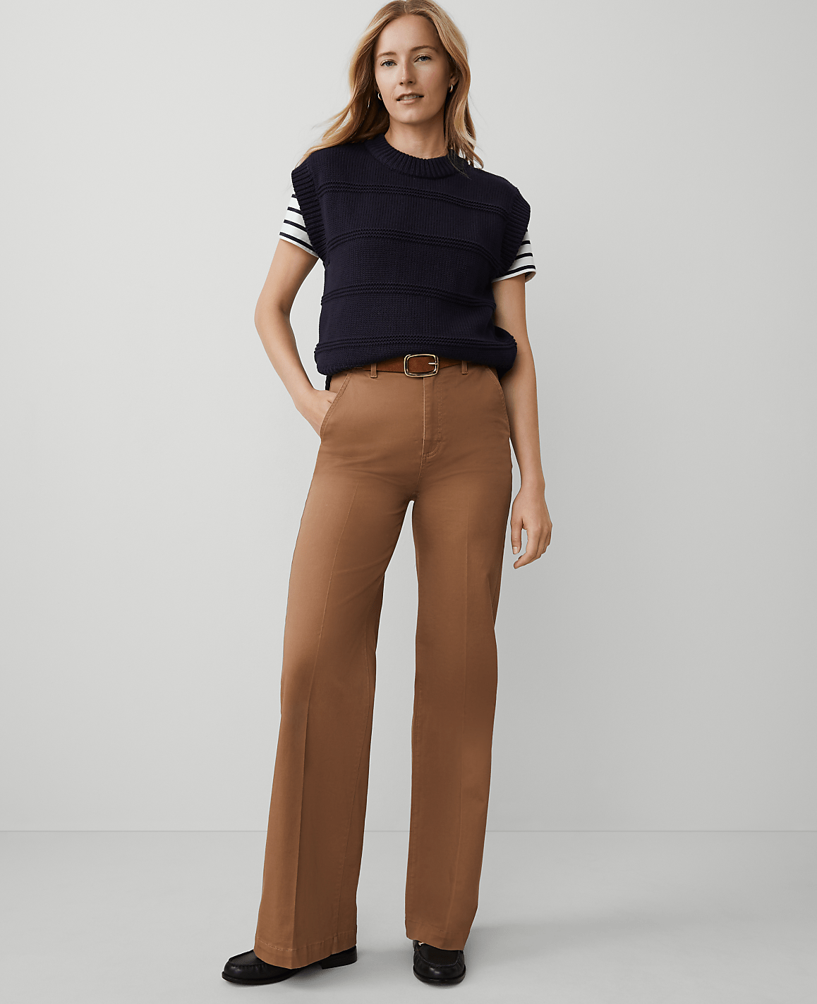 Weekend Collection Trouser in Sateen