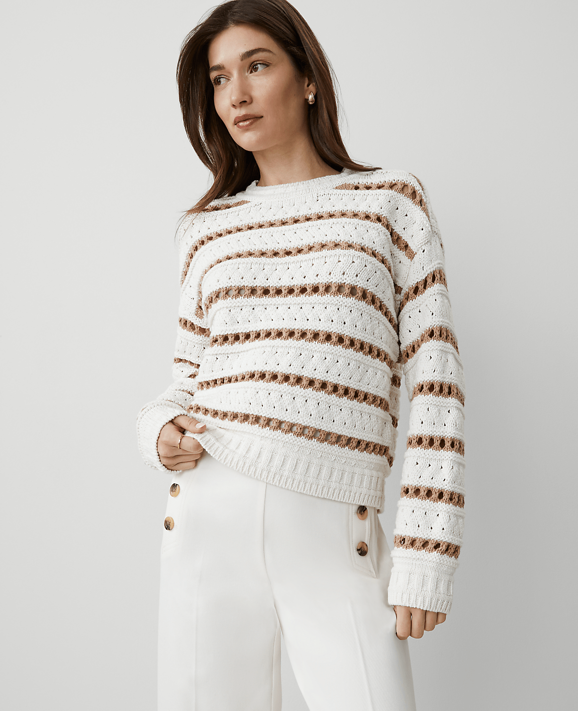 Striped Stitch Sweater