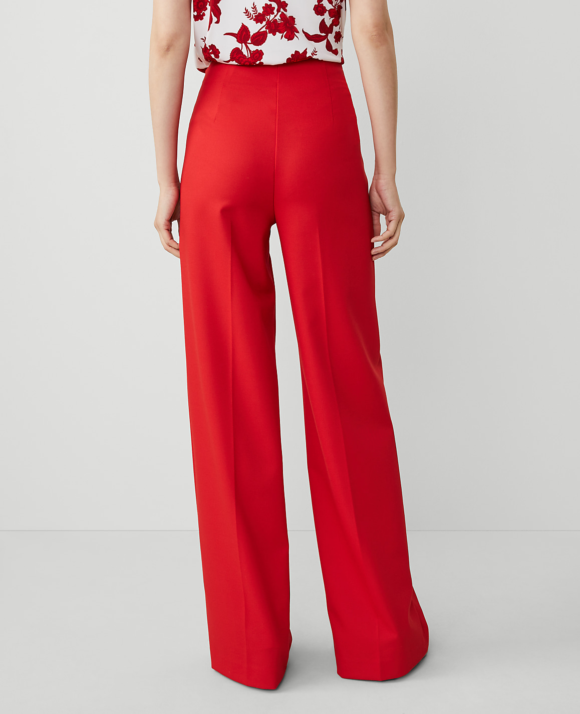 The Button Trim Sailor Wide-Leg Pant