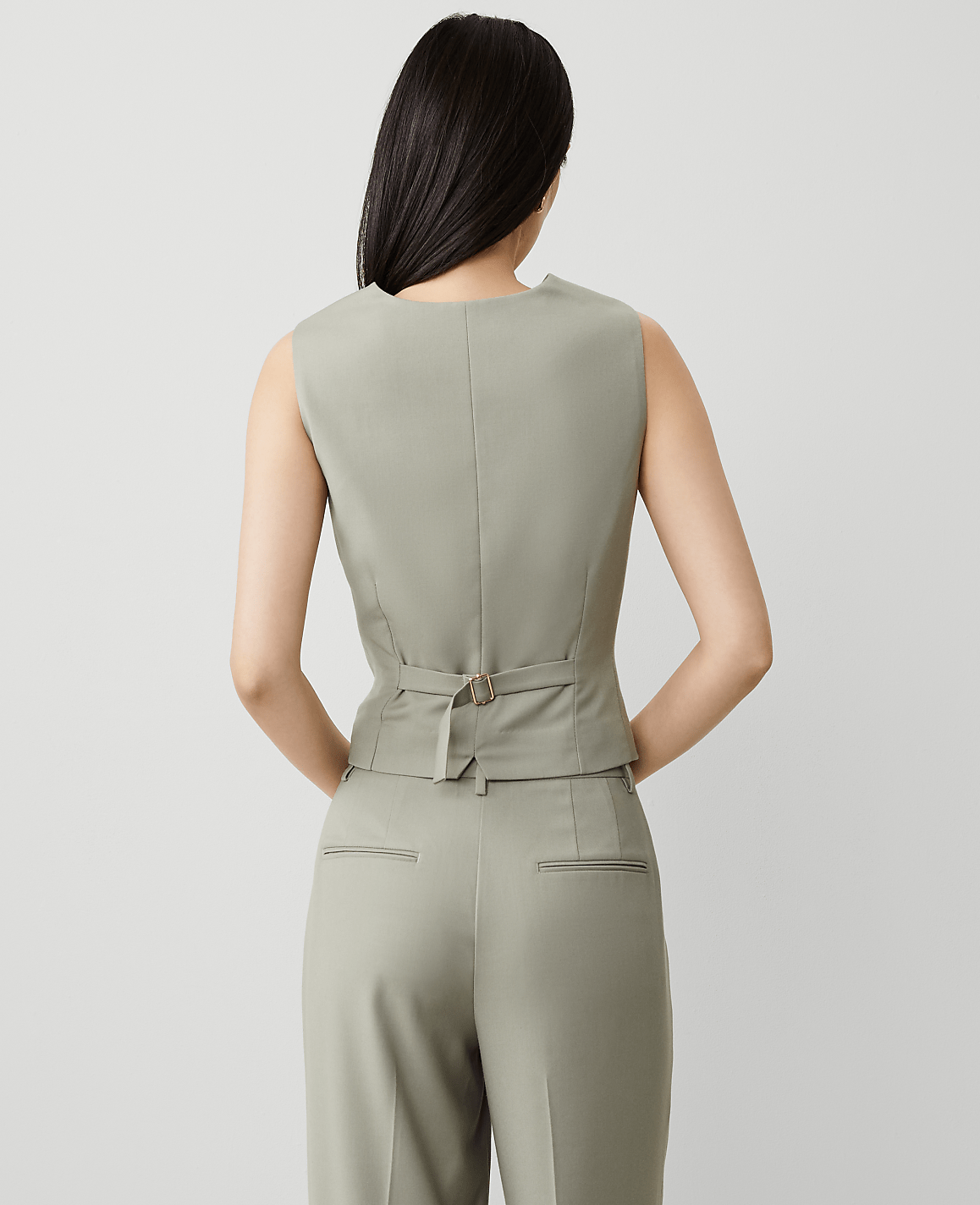 The Tailored Button Pocket Vest