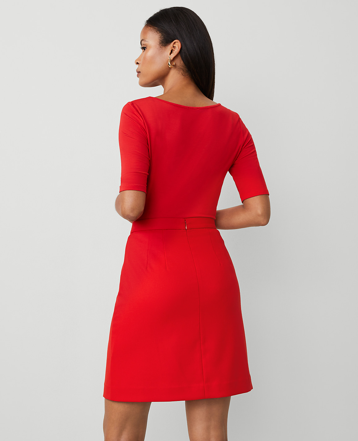 Button Wrap Skirt