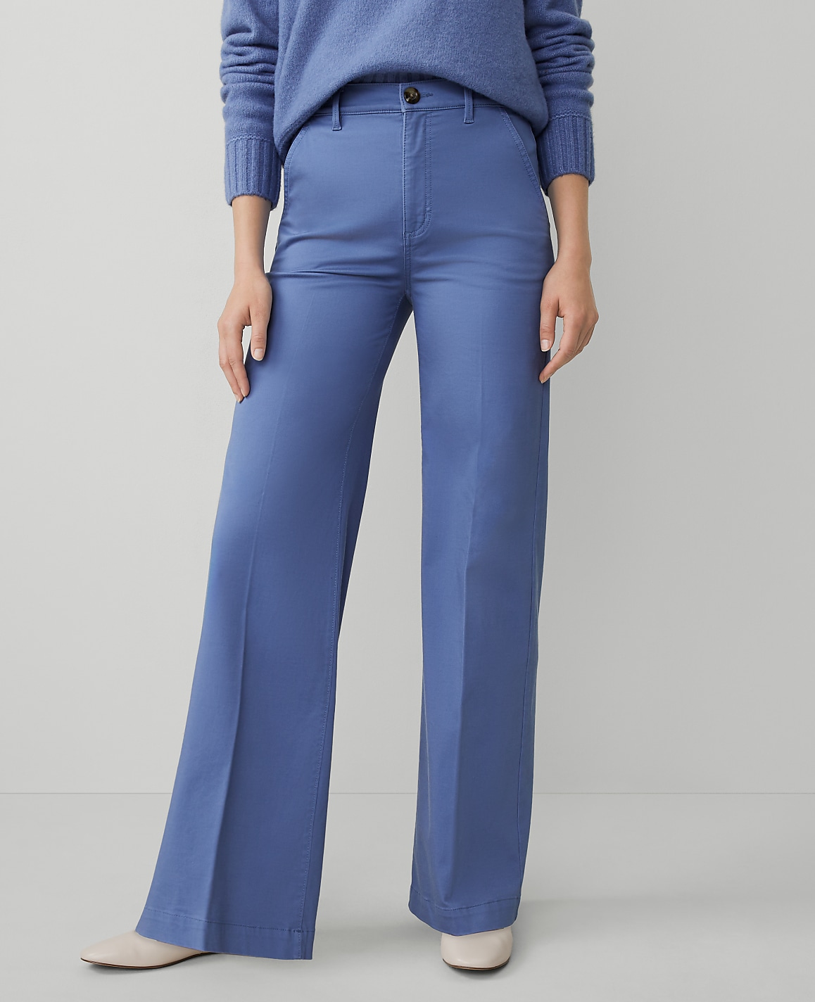 Weekend Collection Trouser in Sateen