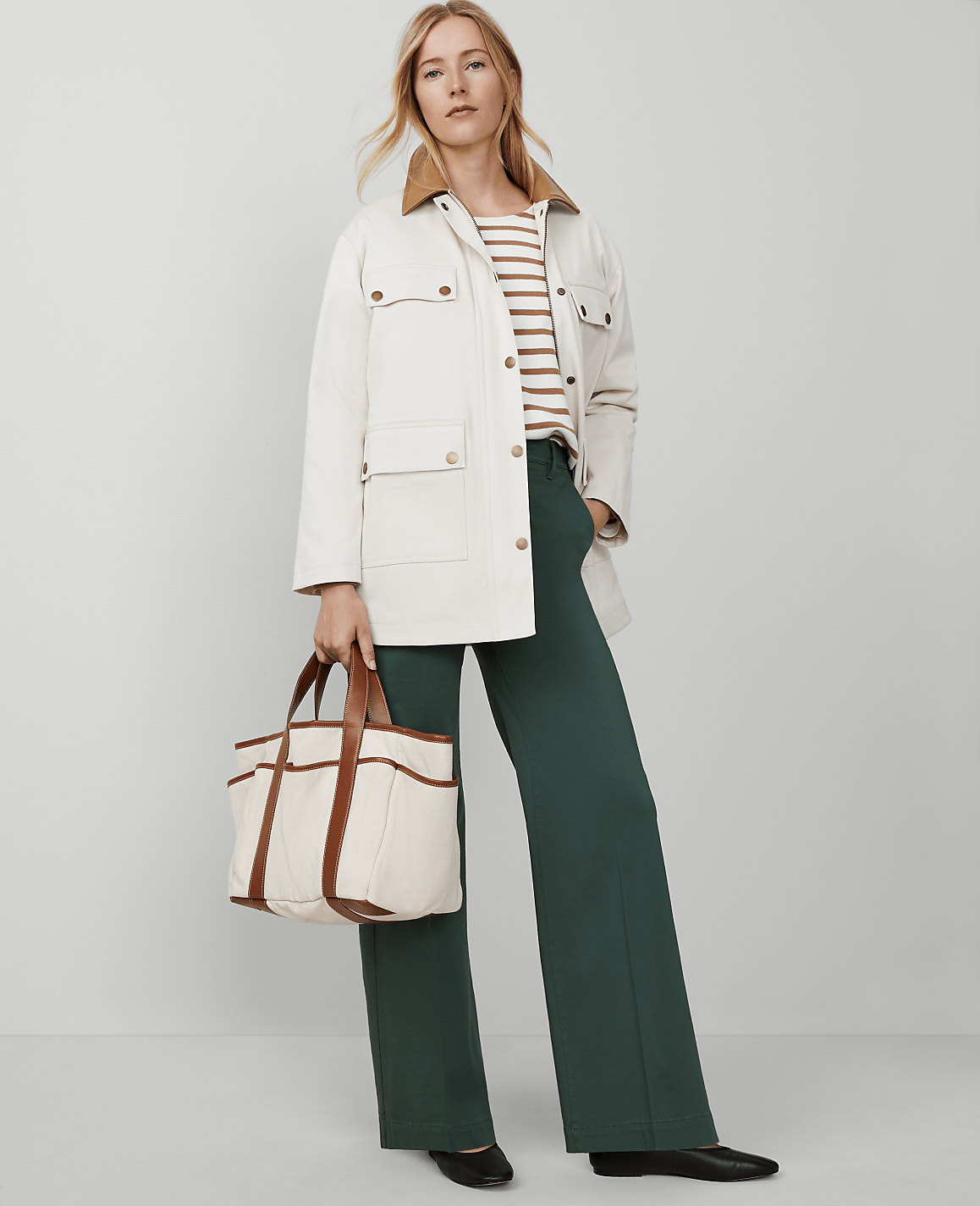 Weekend Collection Trouser in Sateen