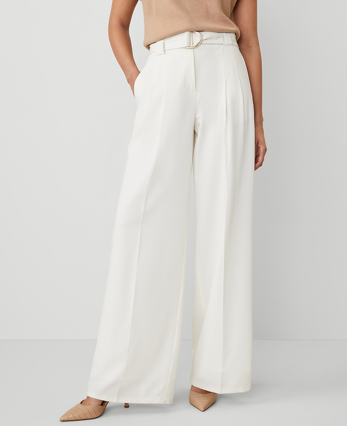 The Tall Belted Wide-Leg Pant