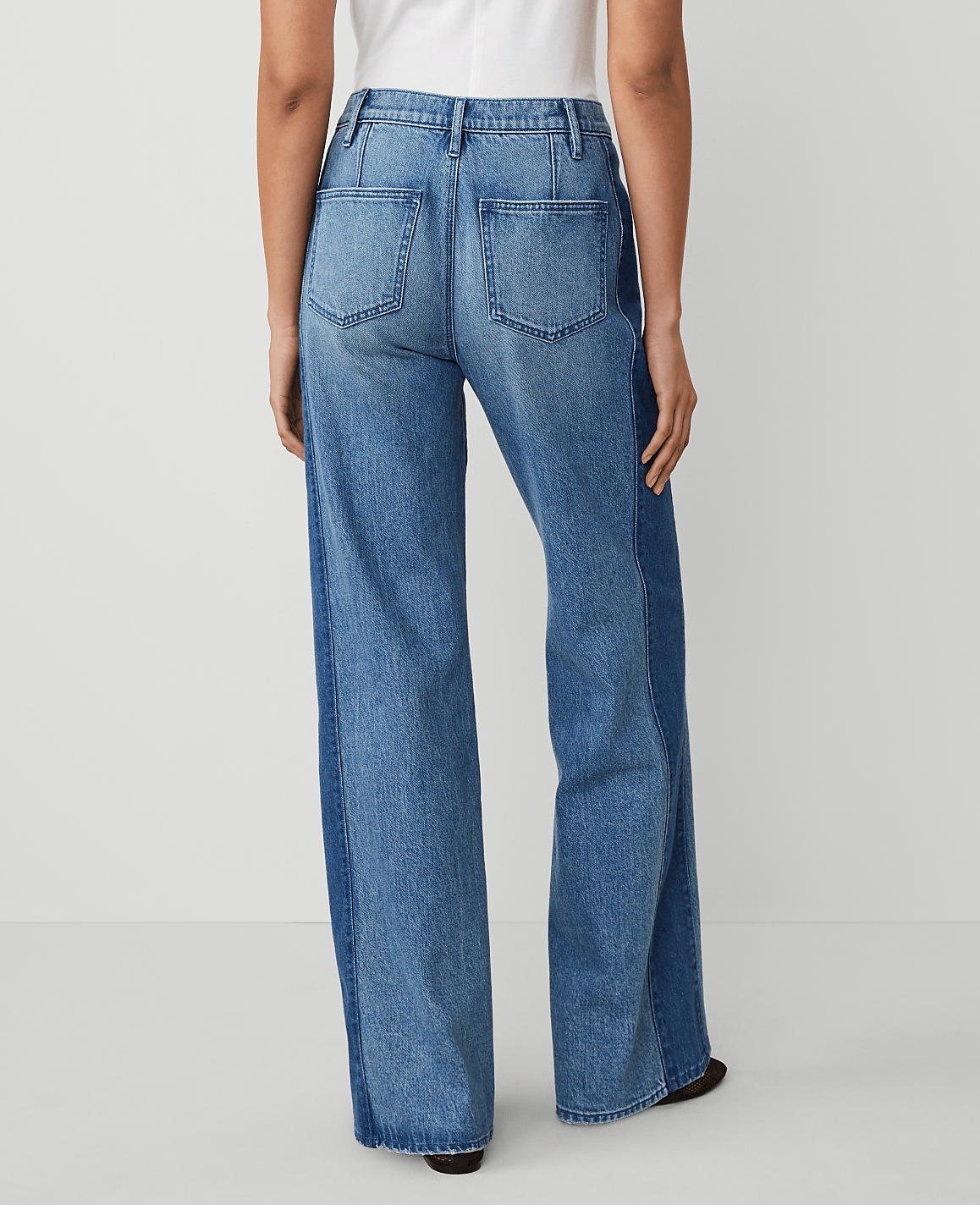 The Colorblock Wide-Leg Jean