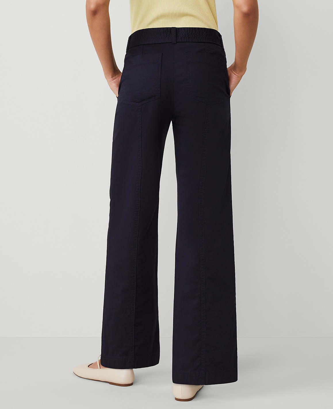 Weekend Collection Belted Utility Pant