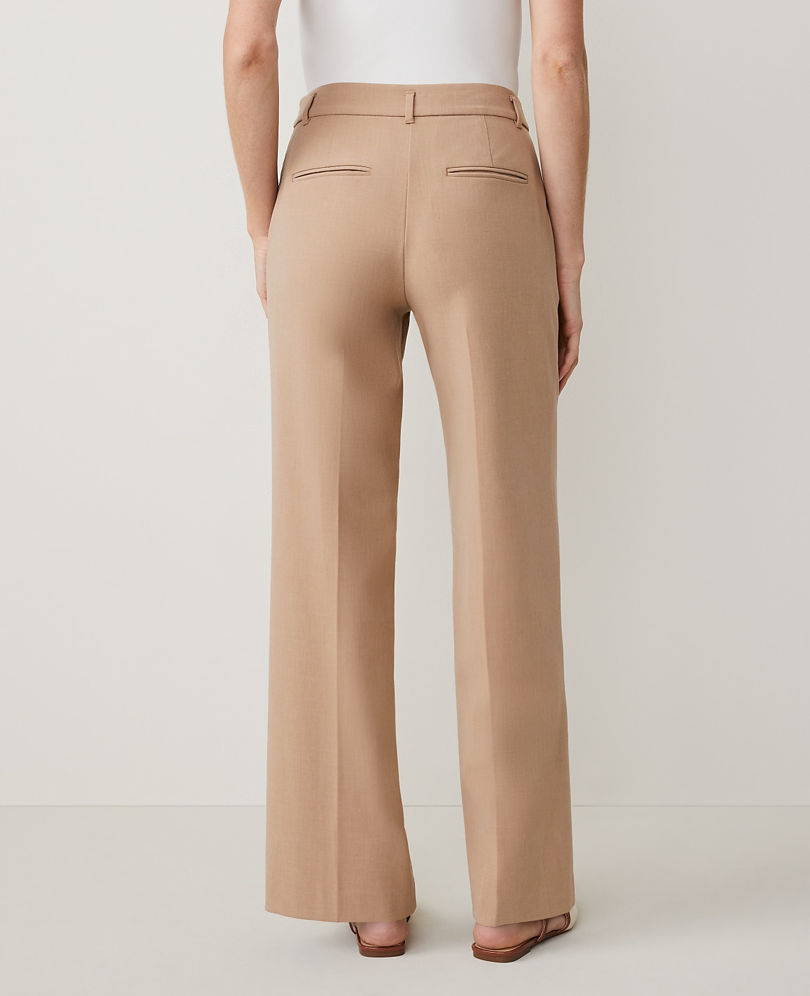 The Side-Zip Straight Pant in Bi-Stretch