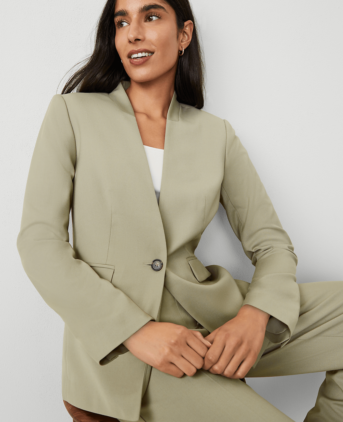 The Collarless Blazer