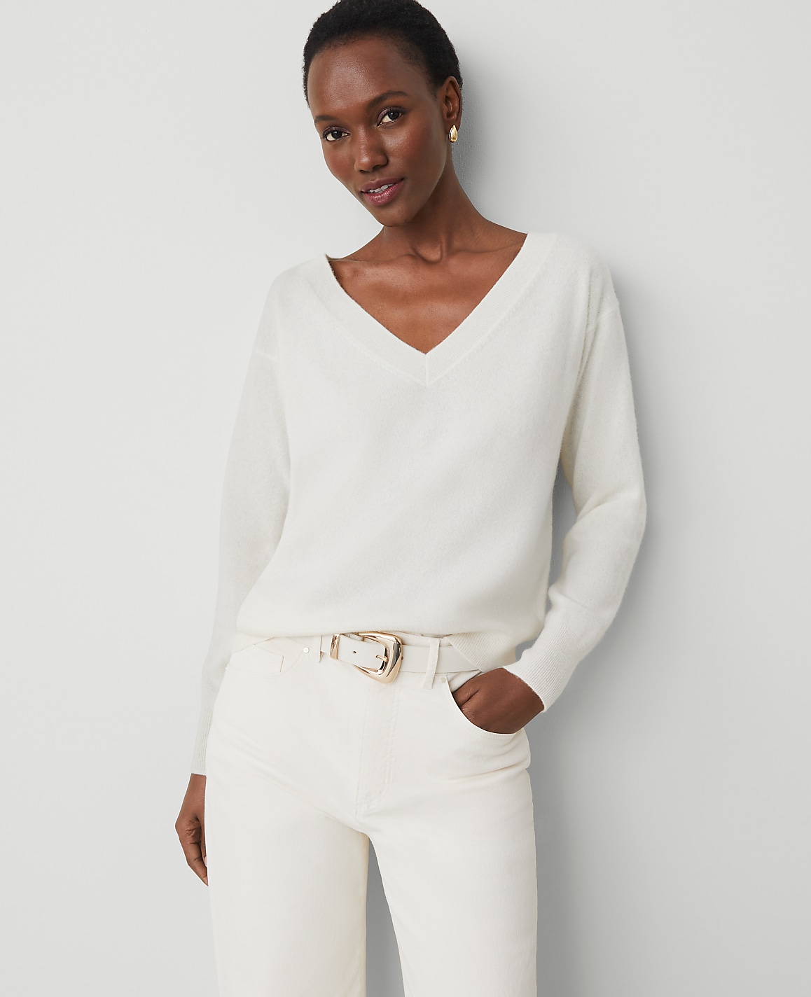 Cashmere V-Neck Sweater
