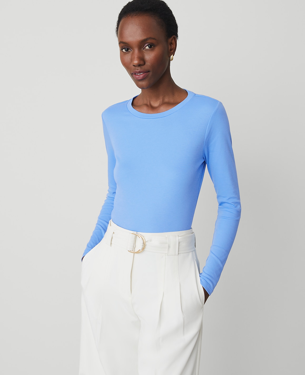 Long Sleeve Crew Neck Top