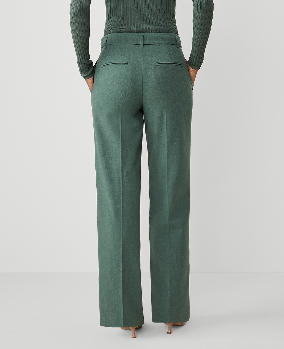 The Tall Side-Zip Straight Pant in Bi-Stretch