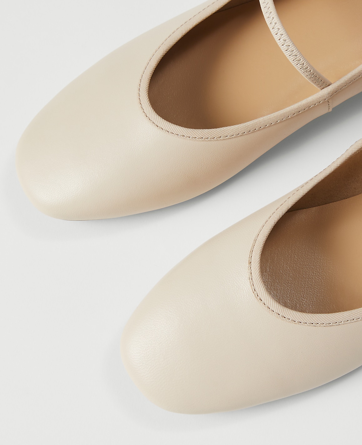 Mary Jane Leather Ballet Flat