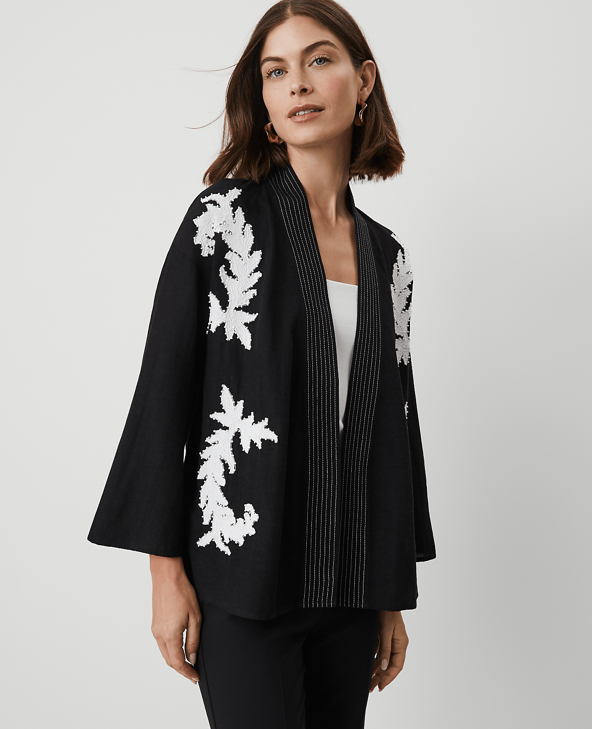Floral Beaded Kimono