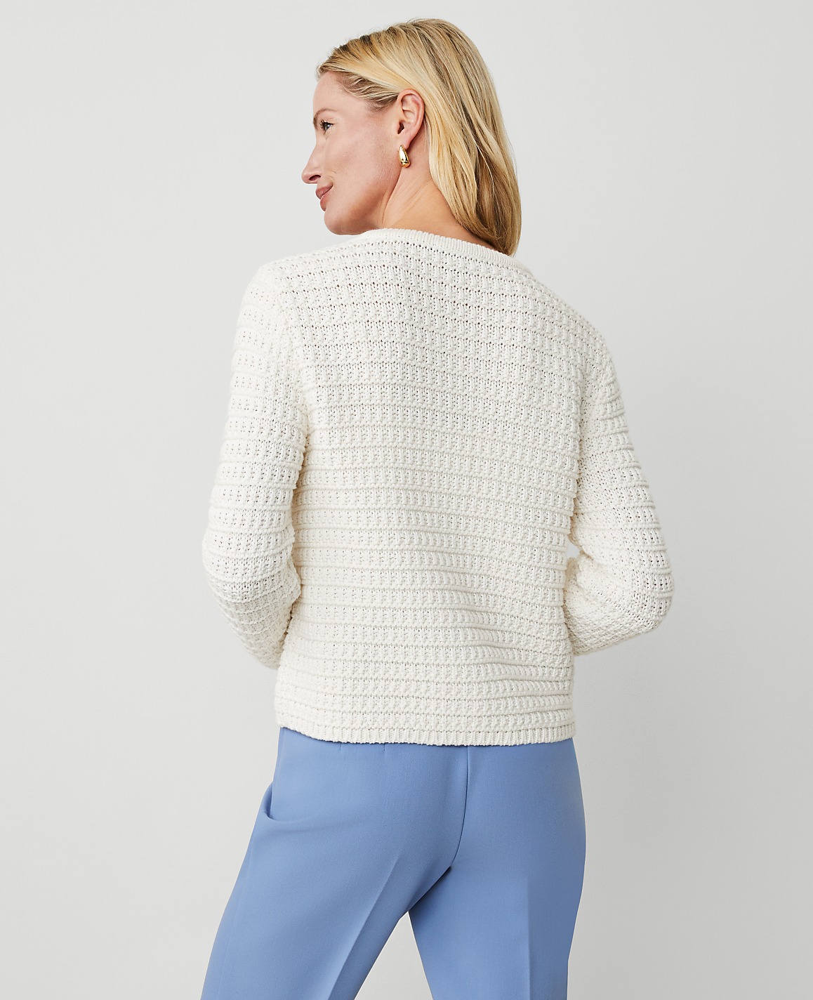 Geo-Stitch Cardigan