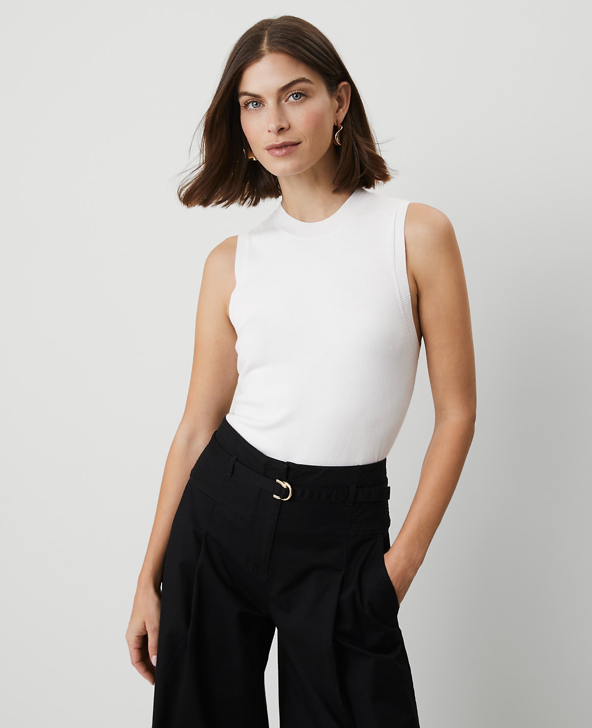Crew Neck Sweater Shell