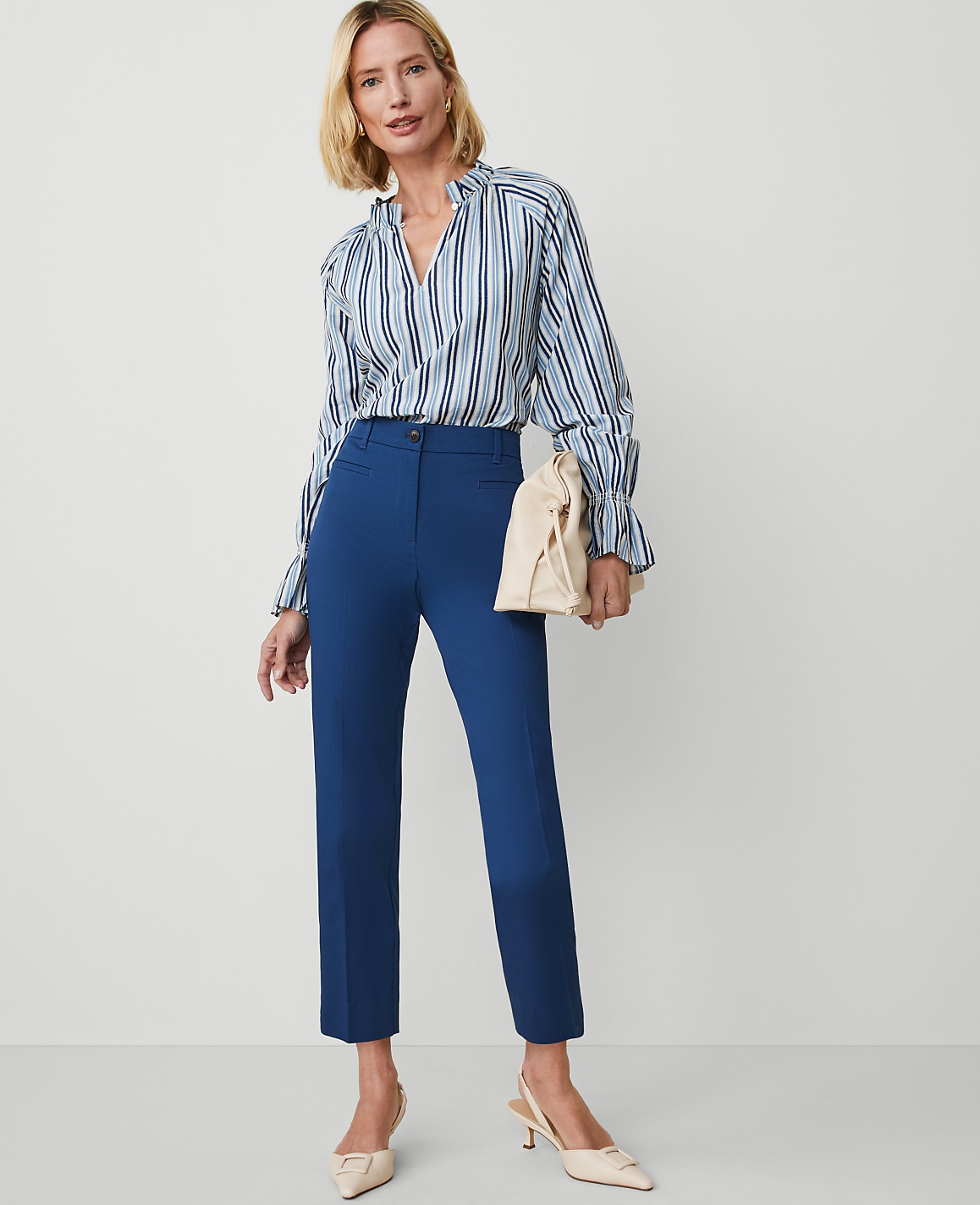 The Petite Cotton Crop Pant