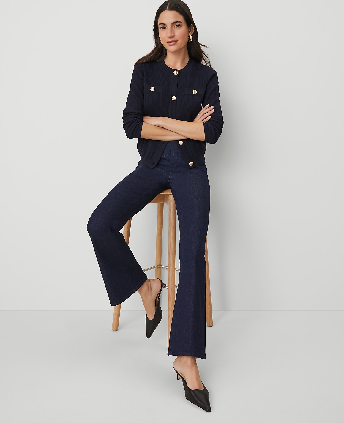 The Pull-On Flare Jean
