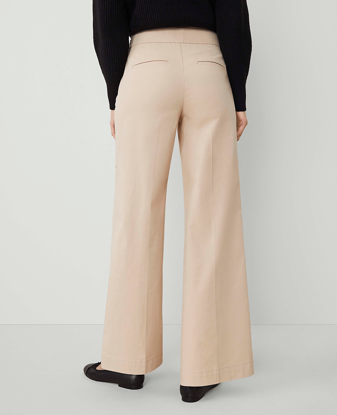 Petite Weekend Collection Wide-Leg Sailor Pant