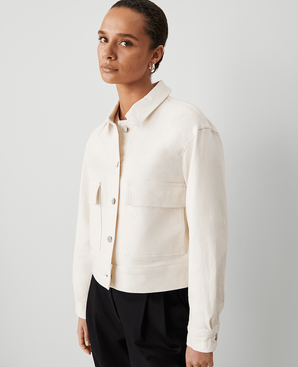 Petite Weekend Collection Denim Jacket
