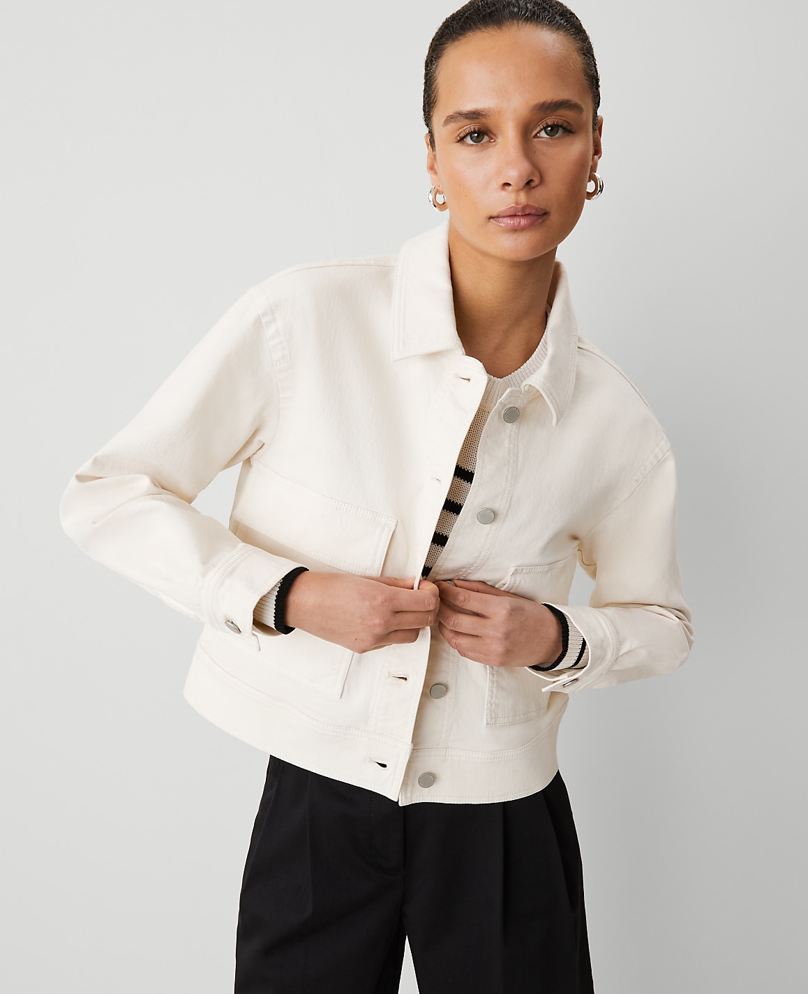 Petite Weekend Collection Denim Jacket
