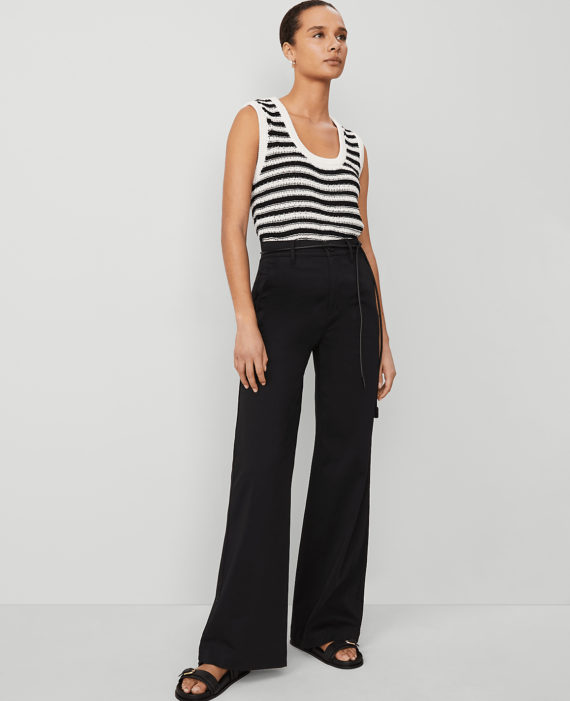 Petite Weekend Collection Trouser in Sateen