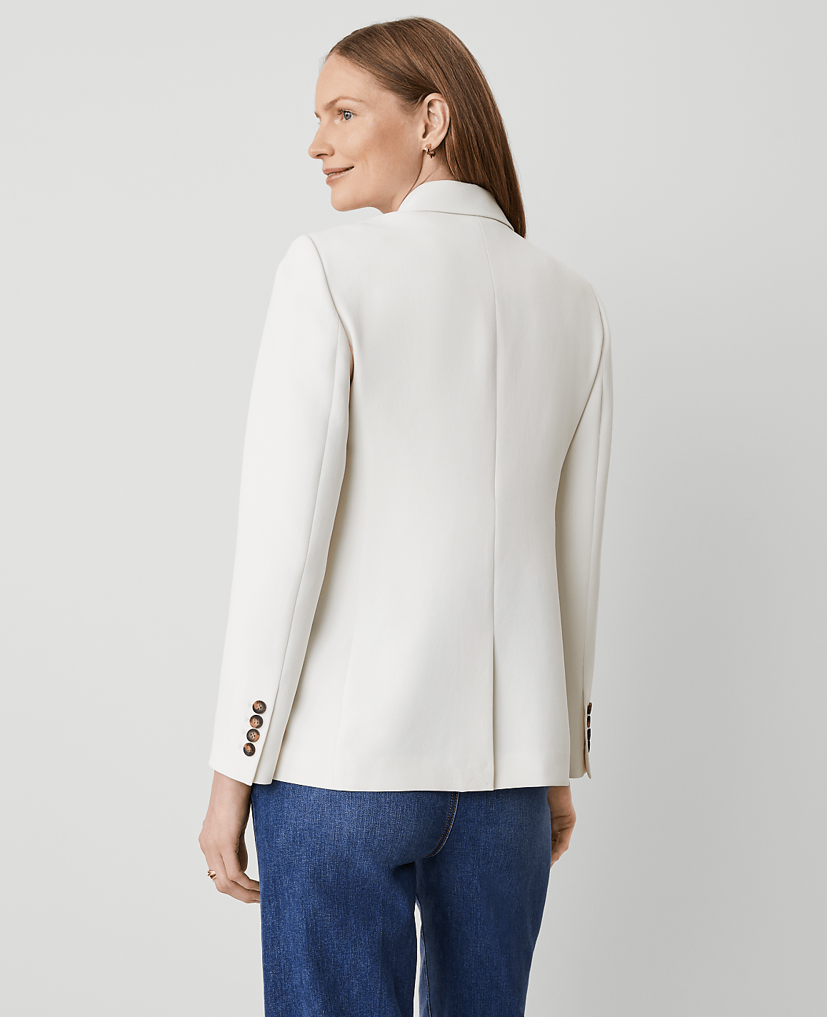 The Greenwich Blazer in Crinkle Crepe
