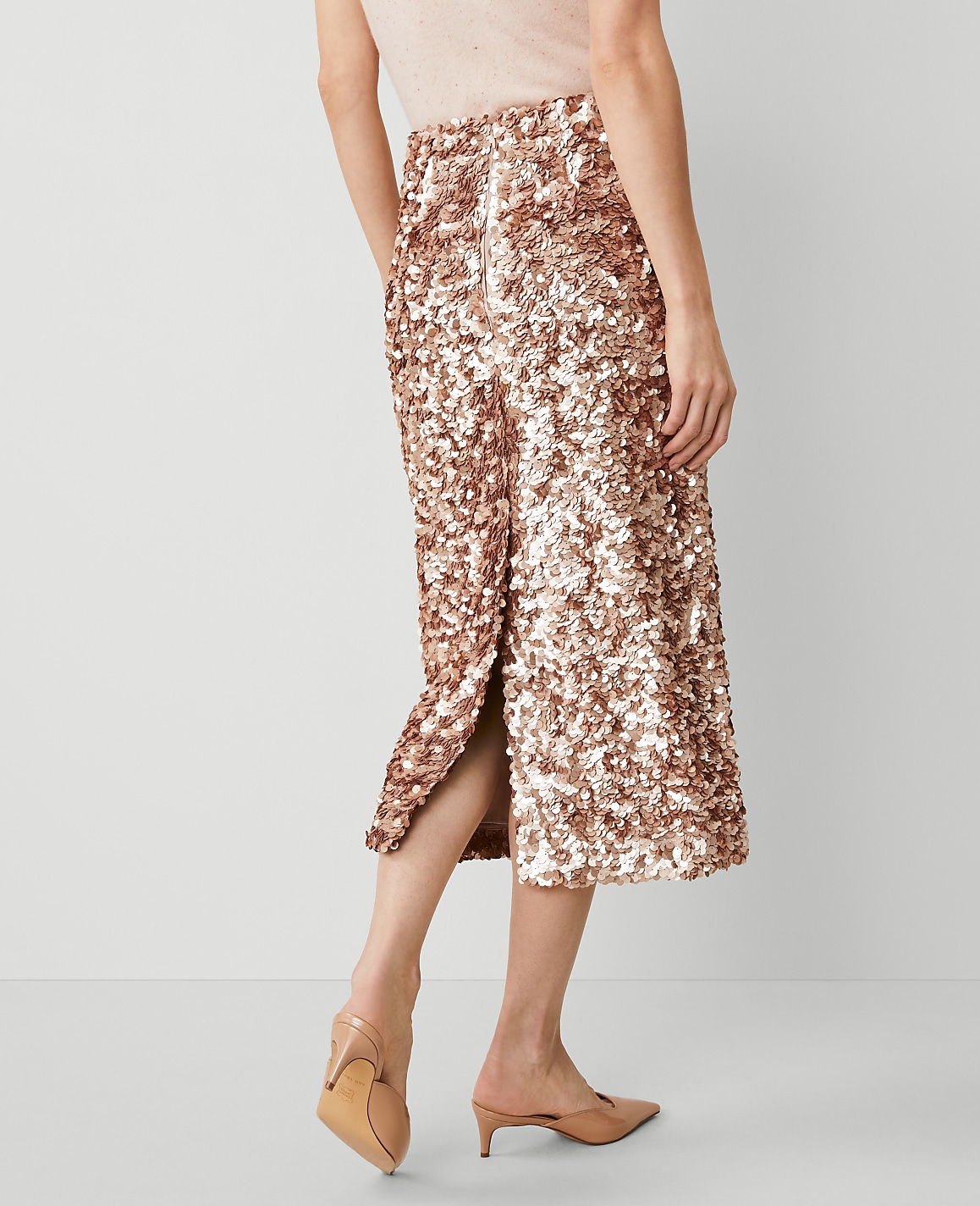 Studio Collection Sequin Column Midi Skirt