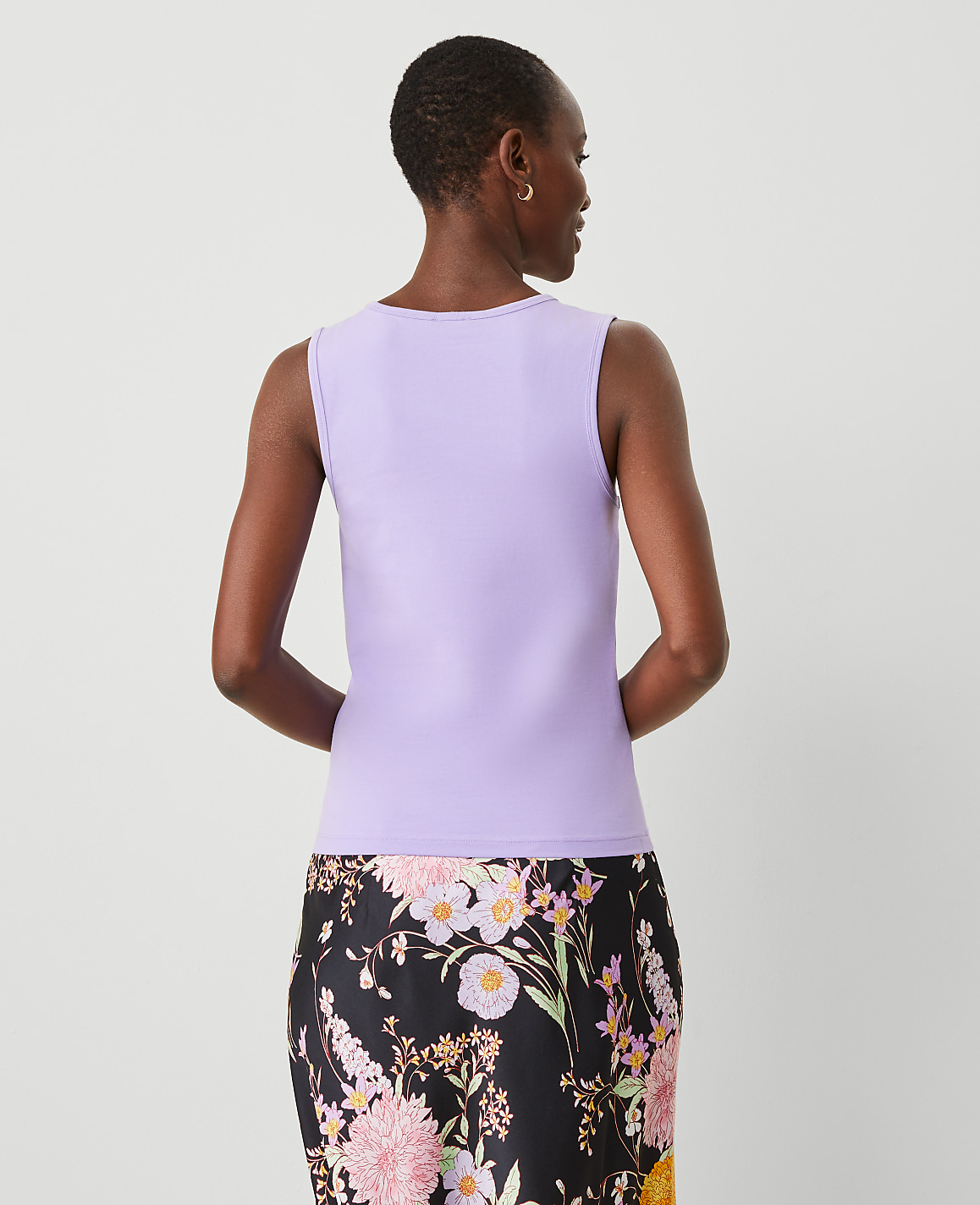 Petite Modern Scoop Neck Tank Top