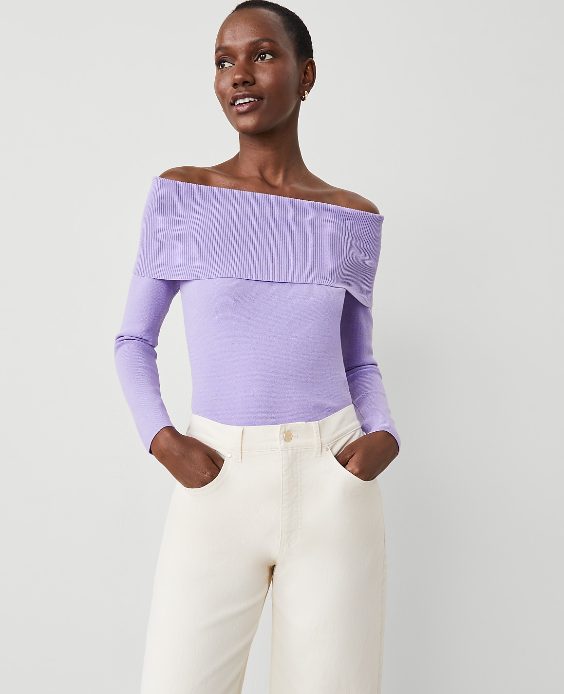 Off-The-Shoulder Sweater