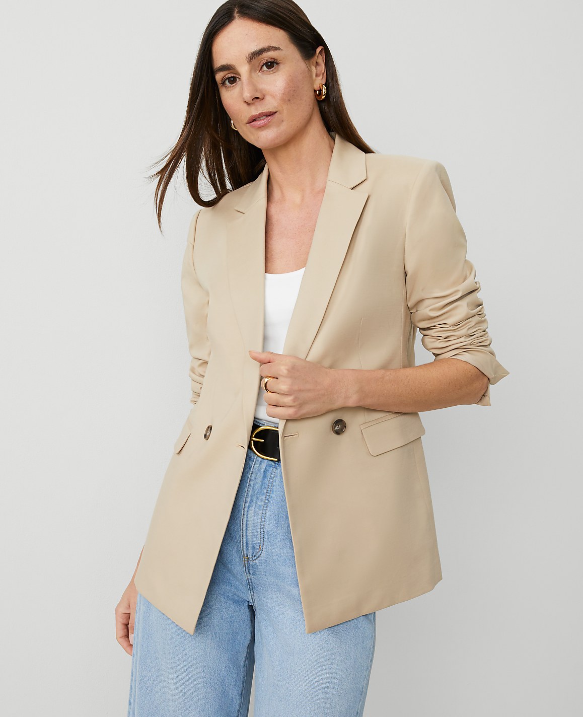 The Crosby Blazer in Doubleweave