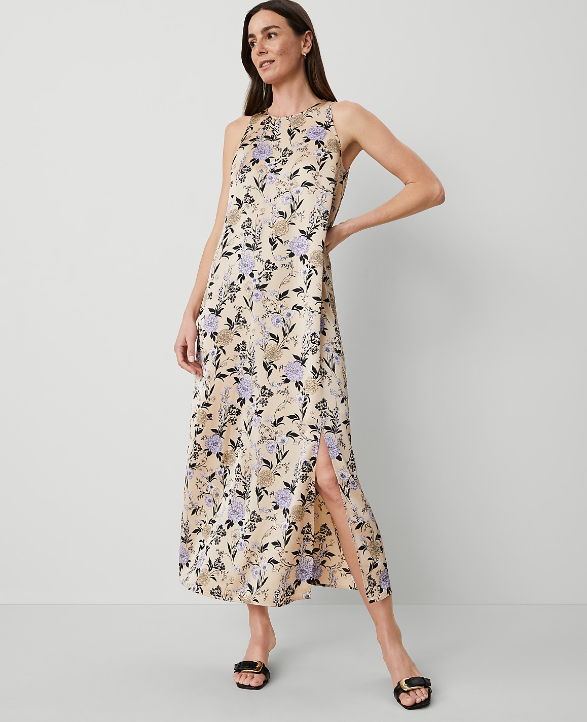 Floral Maxi Swing Dress