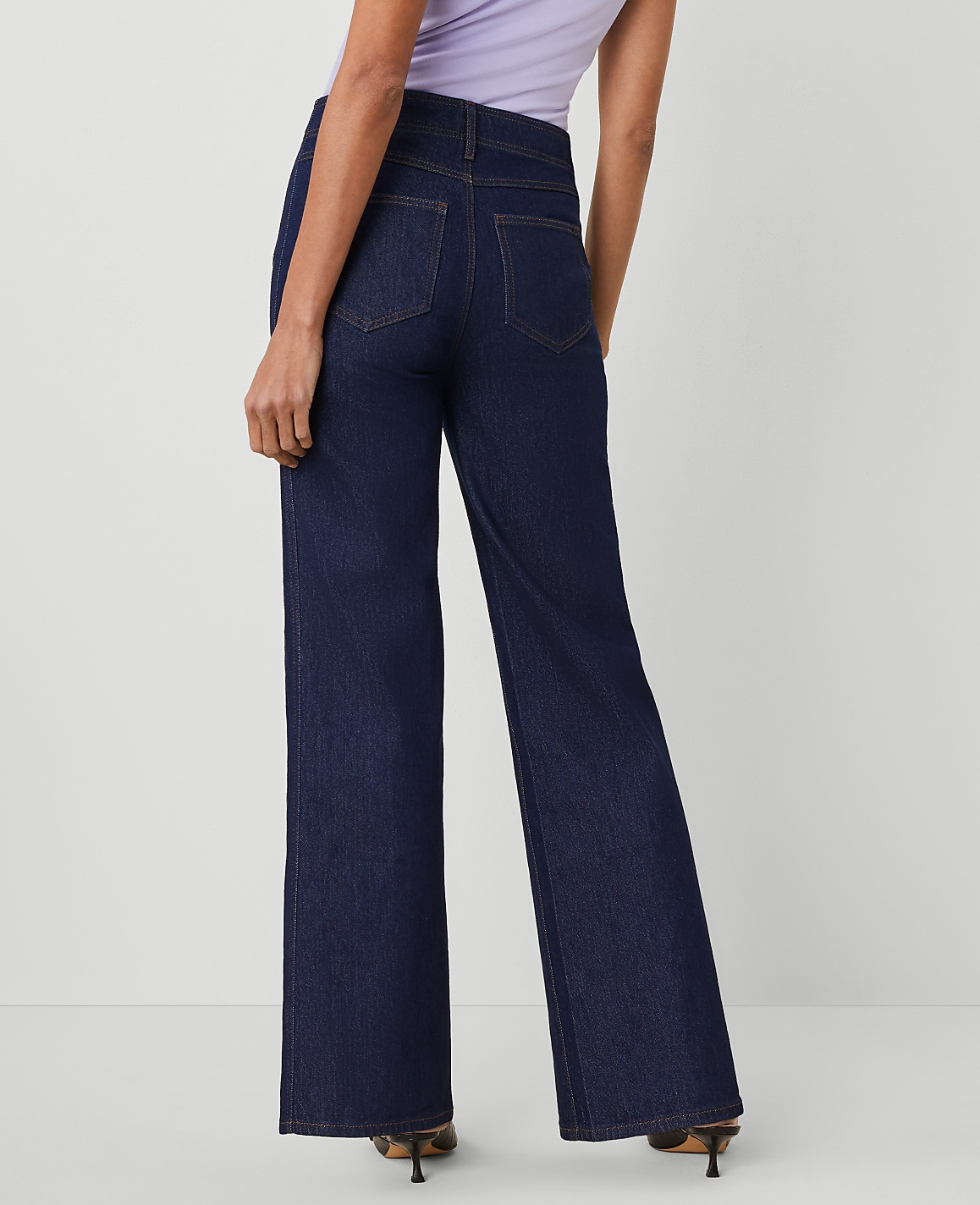 The Seamed Wide-Leg Jean