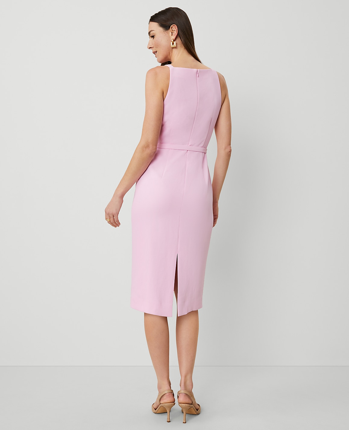 Belted Sheath Dress
