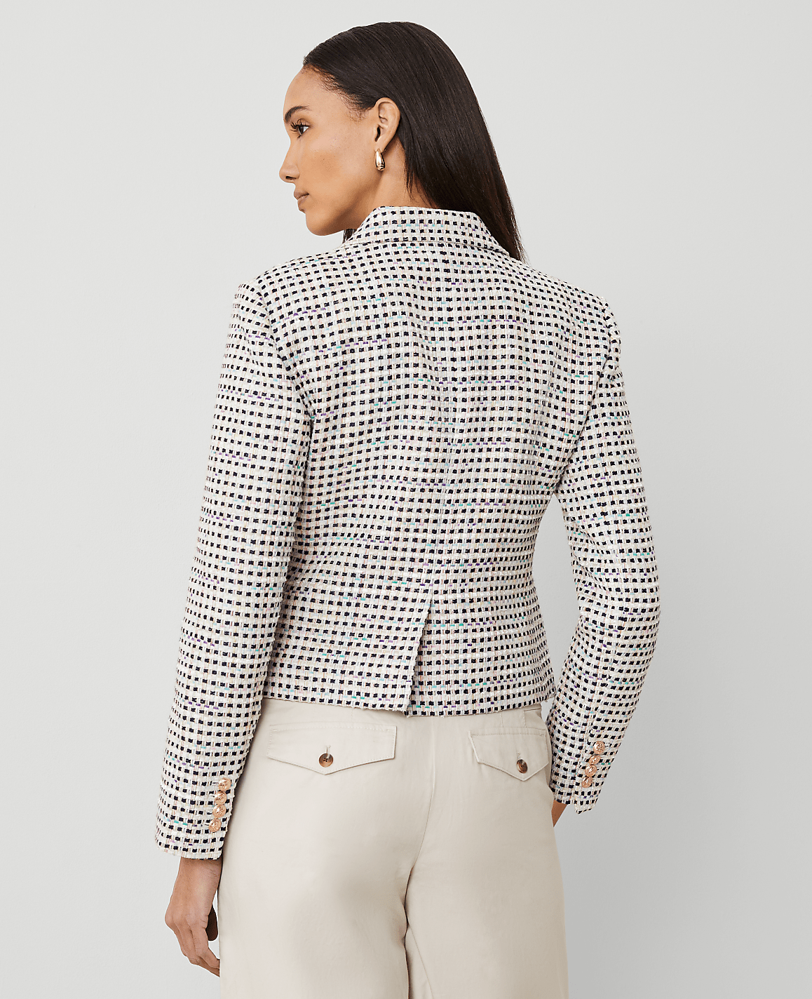 Tweed Fitted Blazer