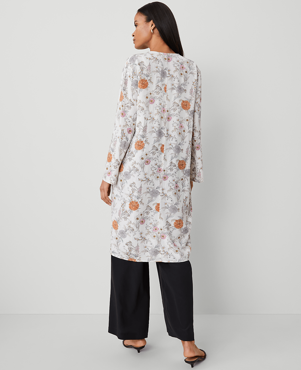Floral Long Kimono