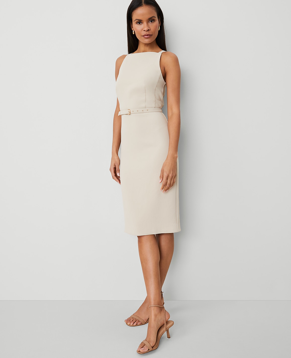 Belted Sheath Dress