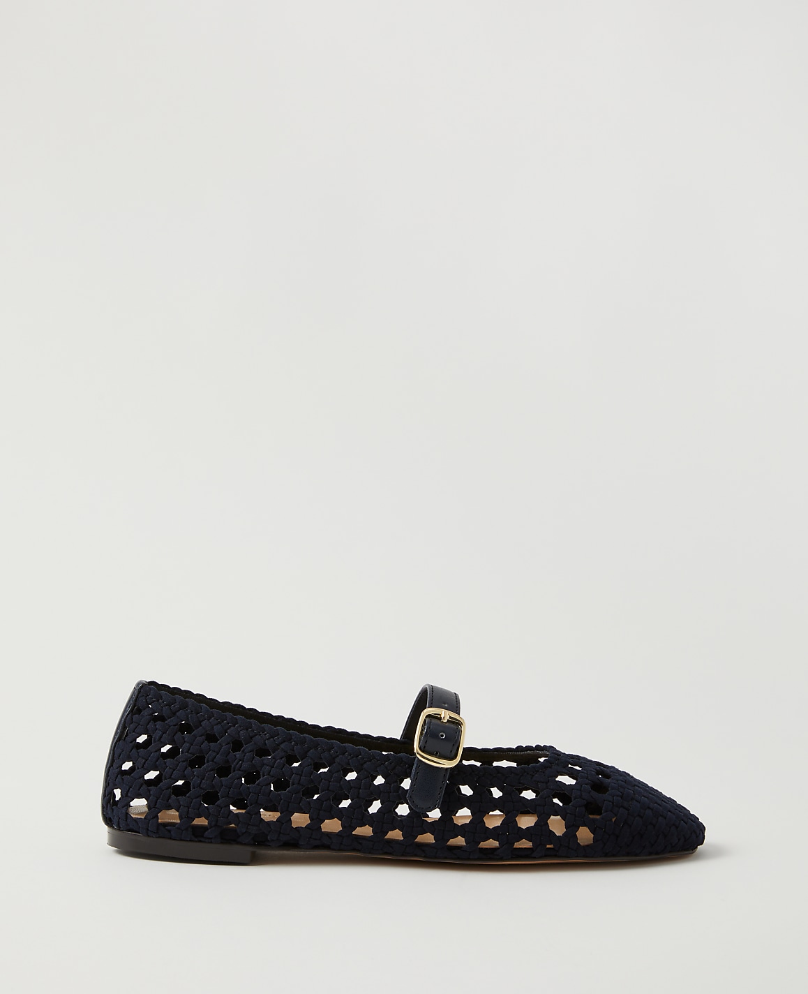 Woven Mary Jane Ballet Flat