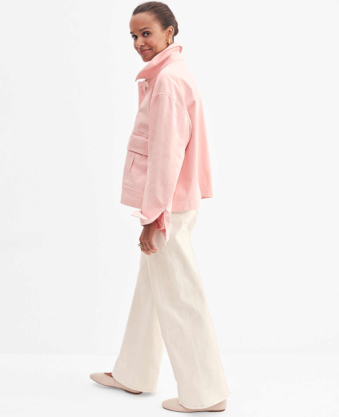 The Seamed Wide-Leg Jean