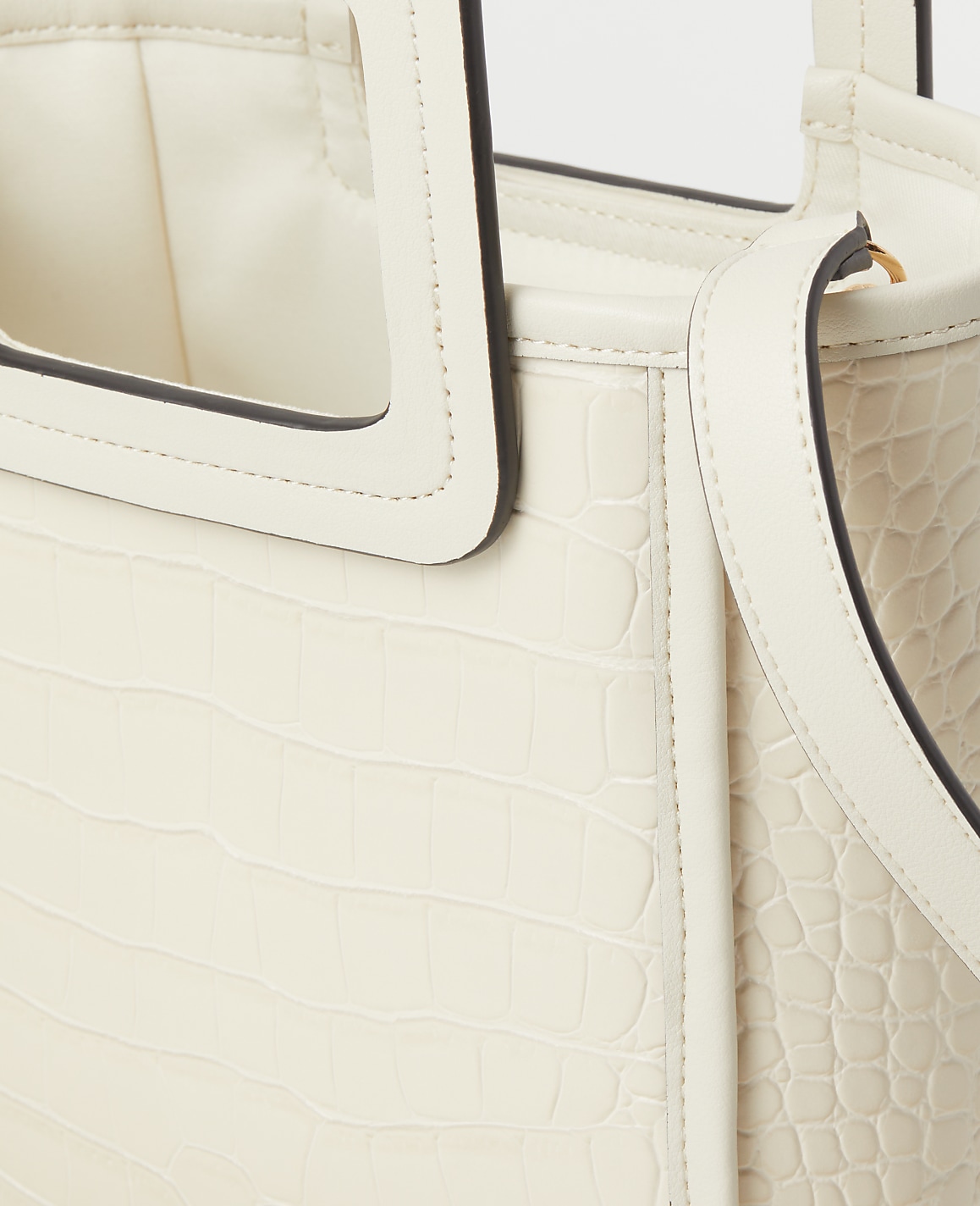 Embossed Handle Crossbody Bag