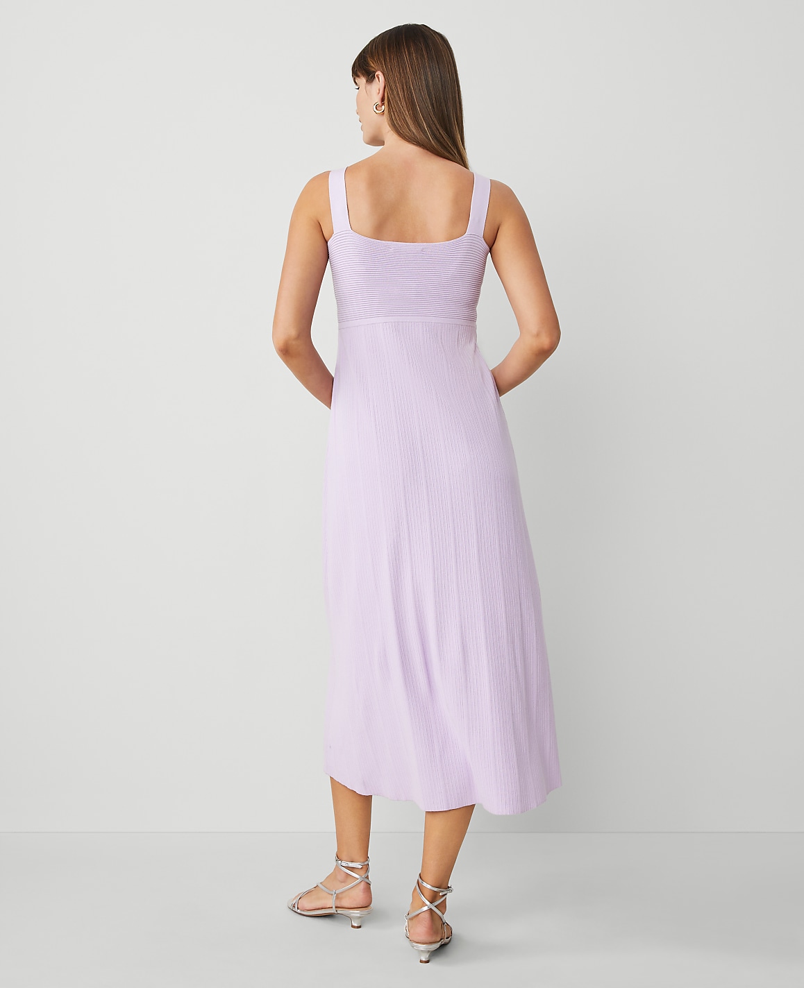 Ribbed Midi Sweater Dress