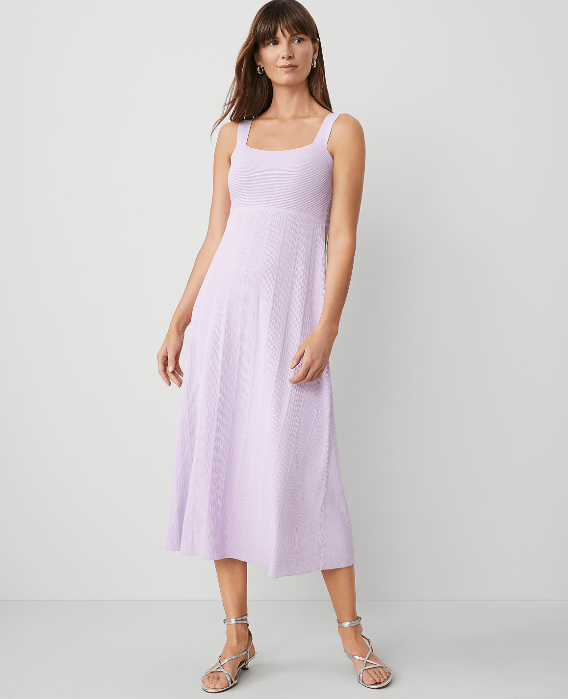 Ribbed Midi Sweater Dress