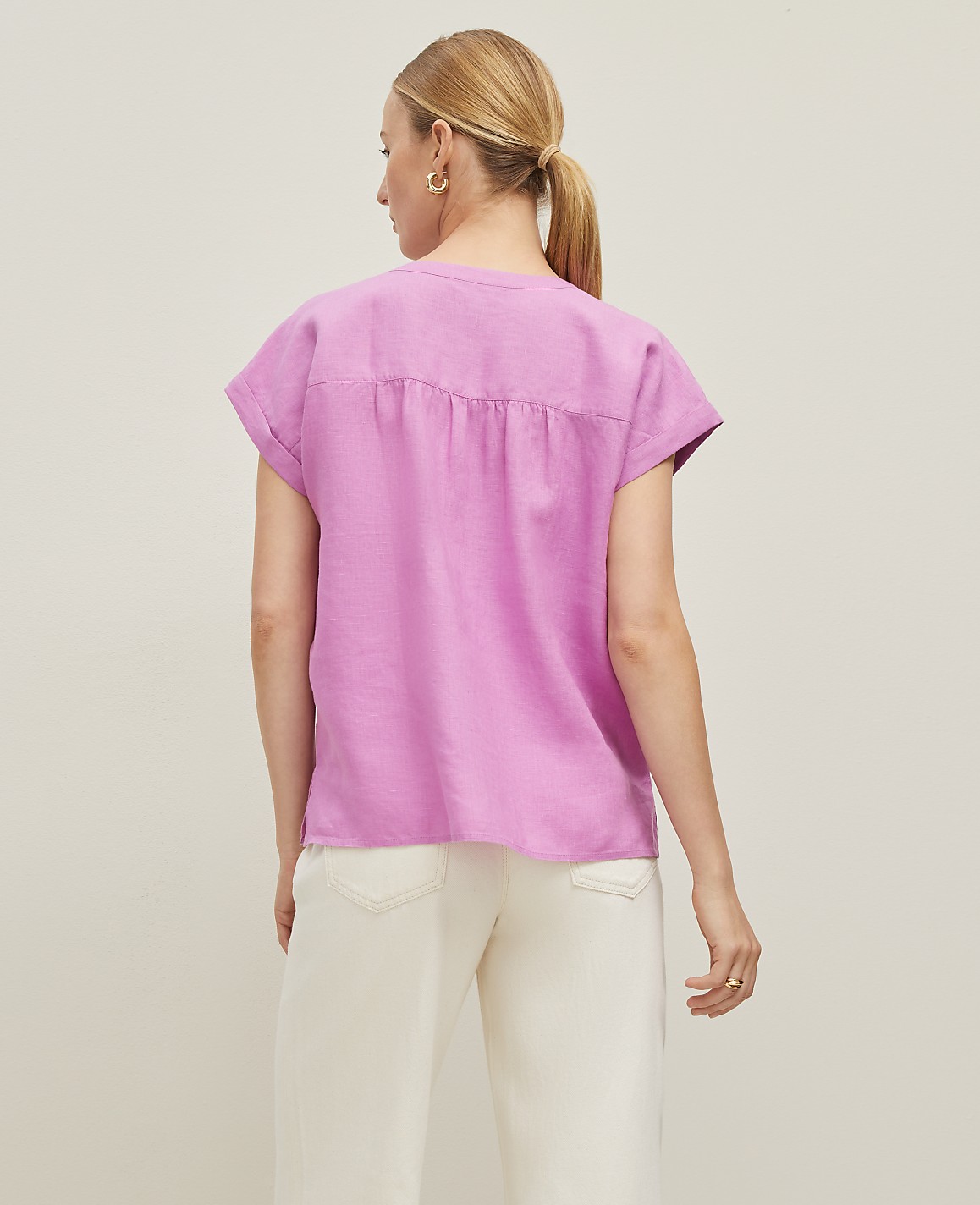 Linen Cutout Framed Popover