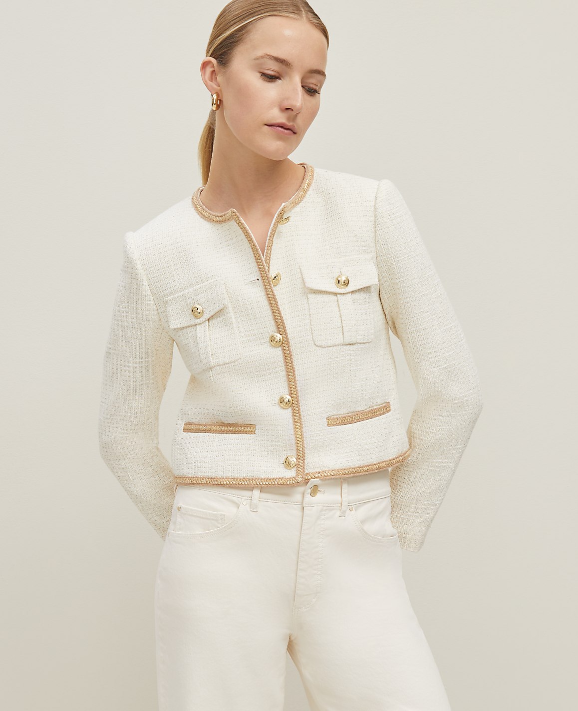 Shimmer Tweed Jacket